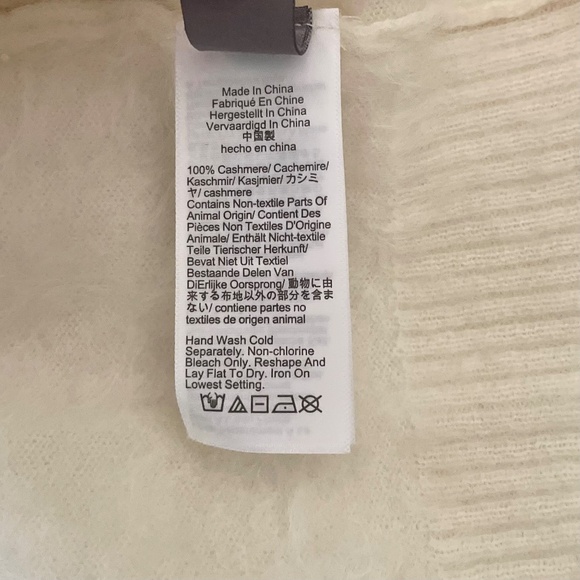 NWT!! J. CREW Brushed Cashmere Cropped Cardigan Sweater Warm Ivory X-Large - Picture 15 of 16